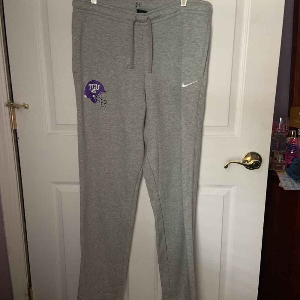 NIKE TCU Football Men’s Grey Sweatpants